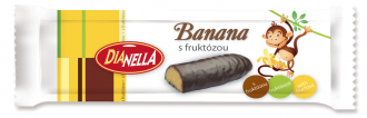 DiaNella Banana s fruktózou 40g